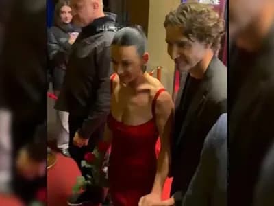 كاتي بيري وجاستن ترودو يمسكان بأيدي بعضهما في اول ظهور علني