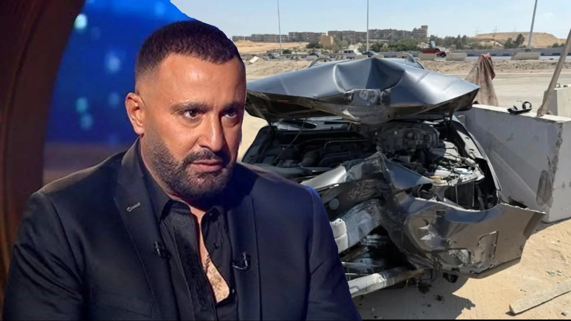 أحمد السقا يتعرض لحادث سير مروع أثناء خروجه من صلاة الجمعة.. والكشف عن حالته الصحية